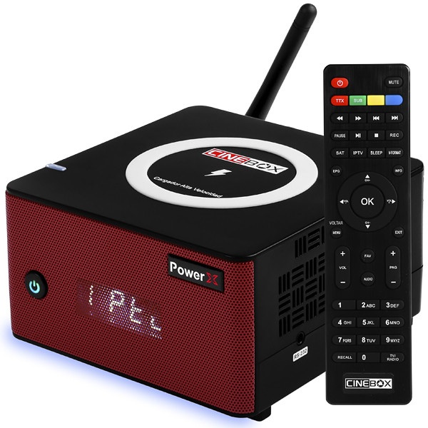  Cinebox Power X - Full HD + Carregador Wi-Fi 