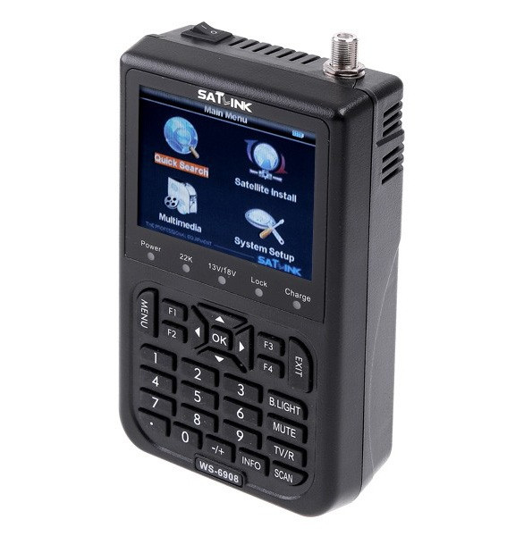 Localizador De Satelite Digital Profissional Satlink WS-6906