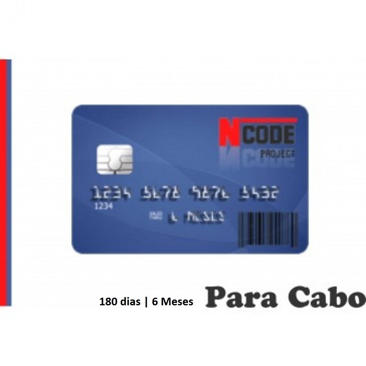 N Code Project Naz A CABO RJ45 6 Meses 180 dias