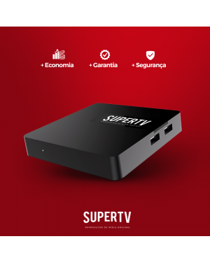 SUPERTV RED EDITION - 4K Wifi IPTV Android Receptor Via Internet