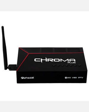 RECEPTOR ALPHASAT CHROMA PLUS - ACM FULL HD WIFI IPTV