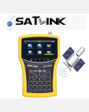 Localizador de Satelite Satlink WS 6960 - Tela de Alta Definição TFT LCD de 4.3 Polegadas