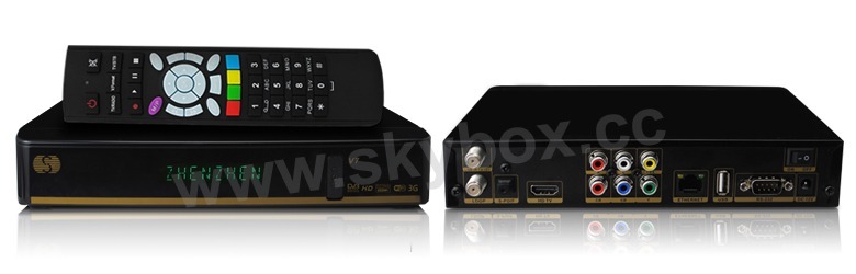  Receptor SKYBOX V7 VFD Wifi USB WEB TV CCCAMD Dual Core